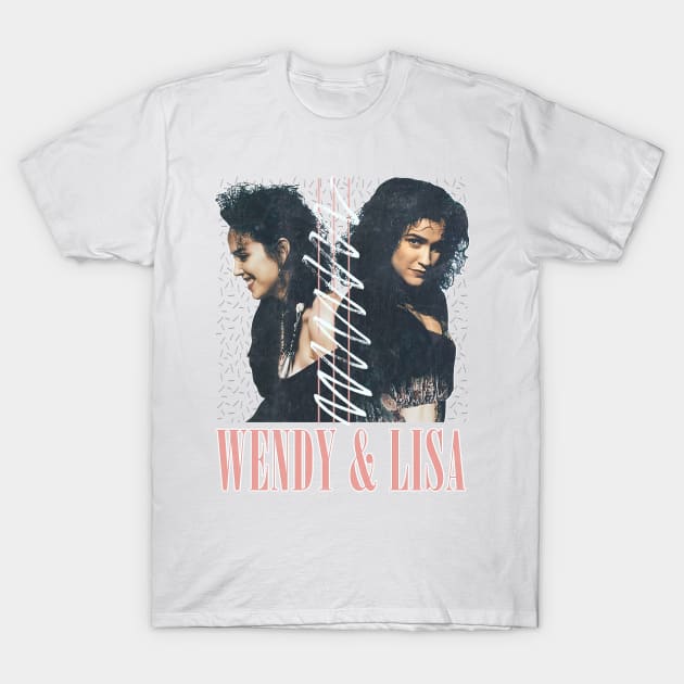 Wendy & Lisa / Retro Fan Design T-Shirt by DankFutura